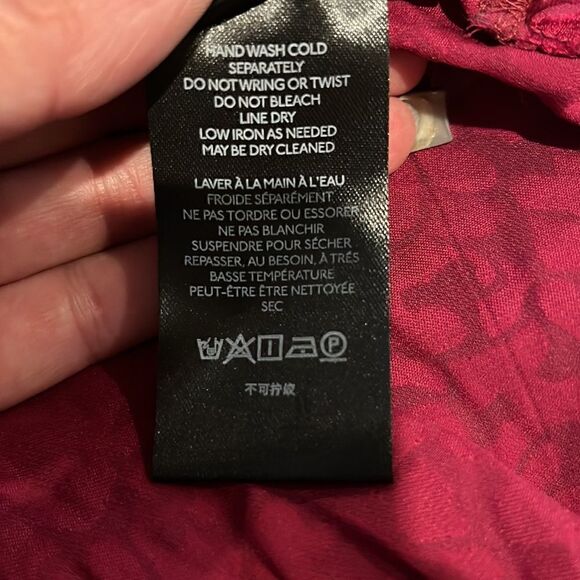 Anthropologie Susanna Burnout Velvet Buttondown, MP! - Picture 9 of 10